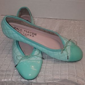 Paul Mayer Attitudes leather ballet flats